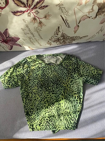 l Beden yeşil Renk Zeckha sırtı açık crop