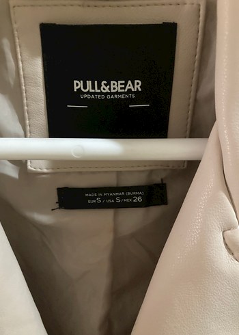 pull&bear Bej Deri Ceket