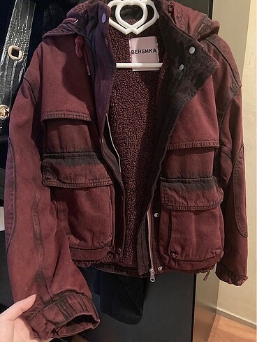 Bershka içi yünlü mont