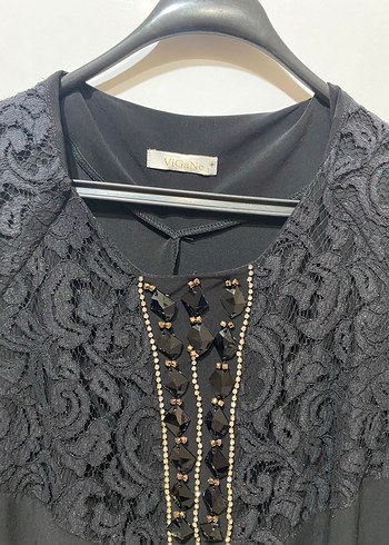 xl Beden mavi Renk Uzun Kol Püsküllü Mavi Gotik Elbise