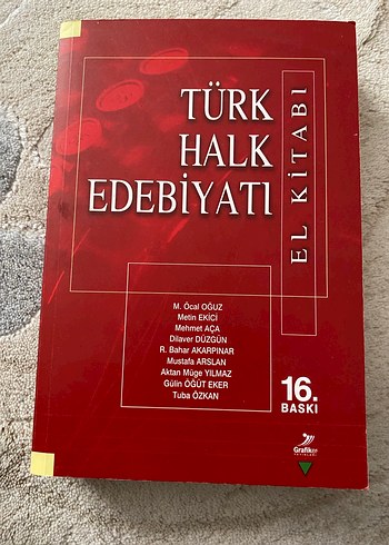 Türk Halk Edebiyatı El Kitabı - 16. Baskı