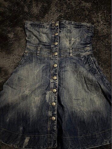 Bershka Straplez kot elbise bershka
