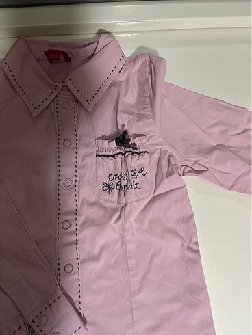 Esprit Esprit 4-5 yaş pembe kız gömlek sıfır ürün