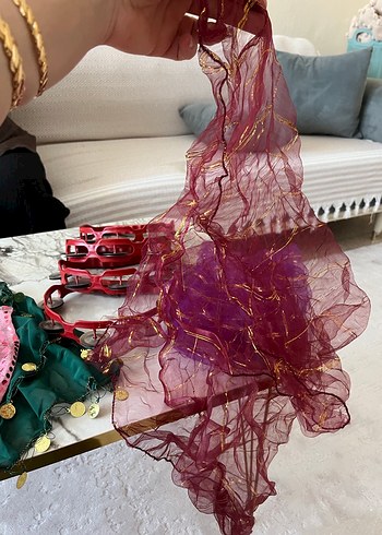 Renkli Nakışlı Kurdeleli Kız Aksesuarları - Görsel 2