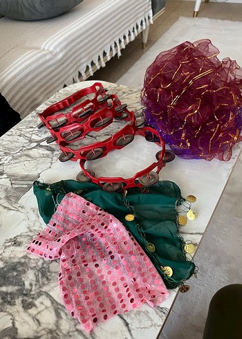 Renkli Nakışlı Kurdeleli Kız Aksesuarları - Görsel 3