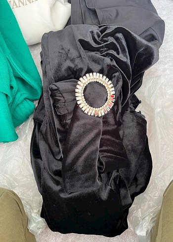 Kadife elbise - Görsel 2