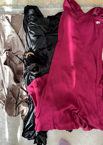 Kadife elbise - Görsel 3