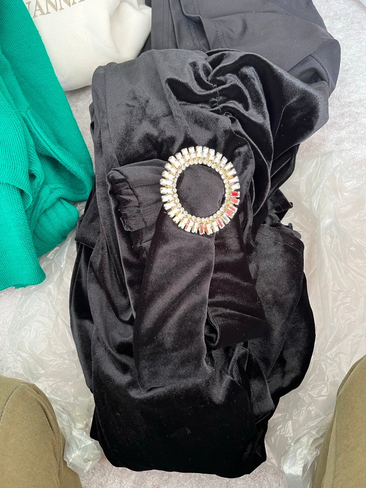 Kadife elbise - Görsel 2