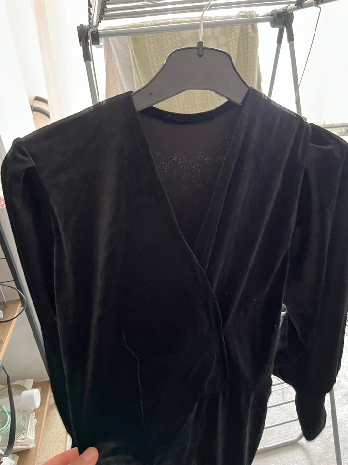 Kadife elbise - Görsel 3