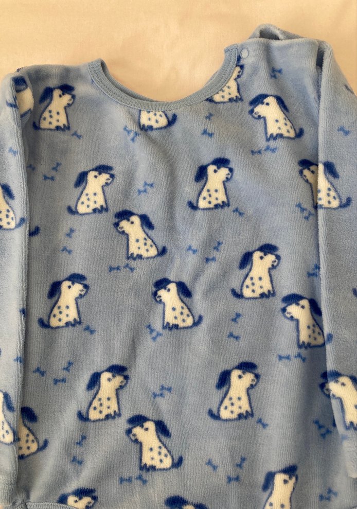 Mavi Uzun Kollu Bebek Body - Görsel 2