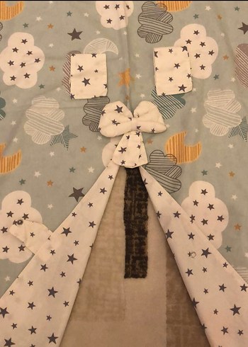 Pastel Bulut Desenli Bebek Uyku Minderi - Görsel 3