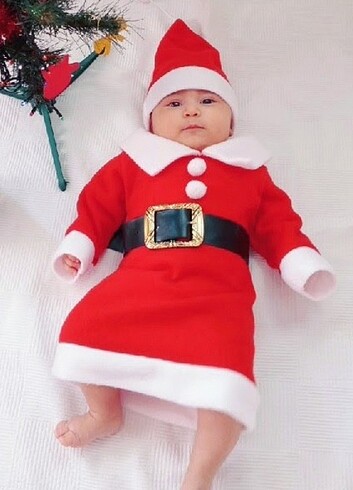 Bebek noel elbisesi