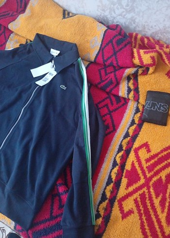 Lacoste Erkek Fermuarlı Lacivert Polar - Görsel 2