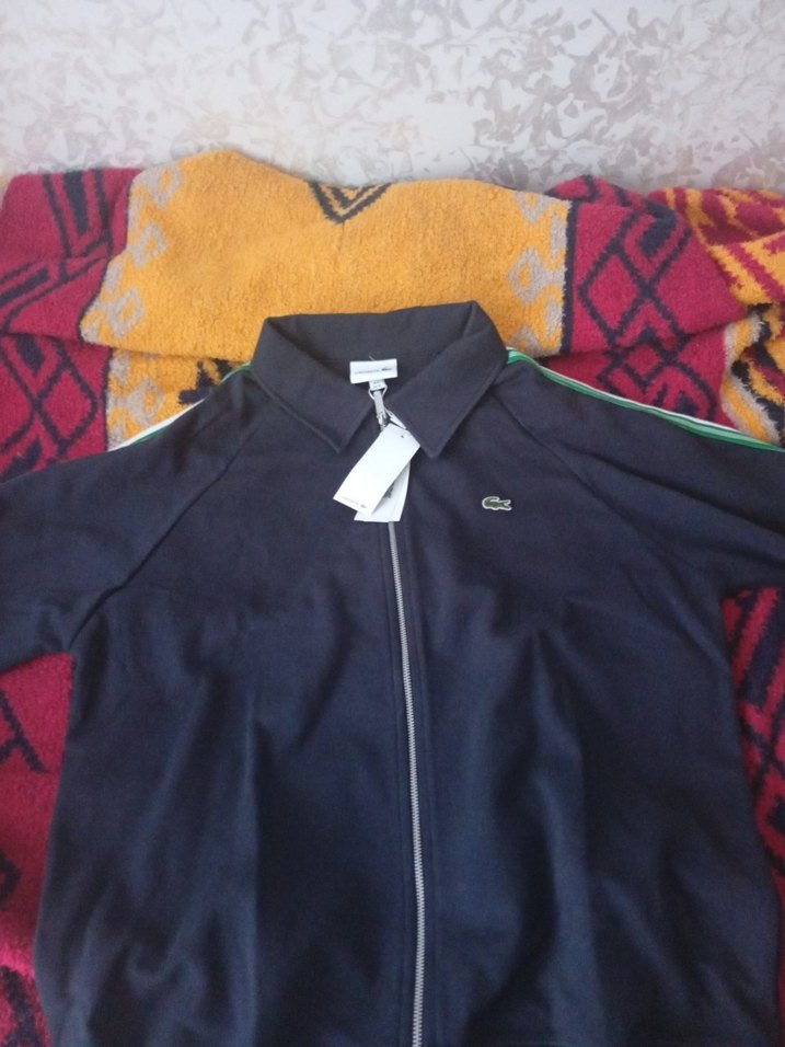 Lacoste Erkek Fermuarlı Lacivert Polar - Görsel 5