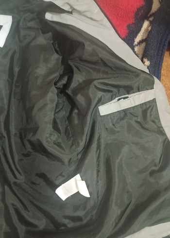 Gri Kapüşonlu erkek kışlık mont - Görsel 4