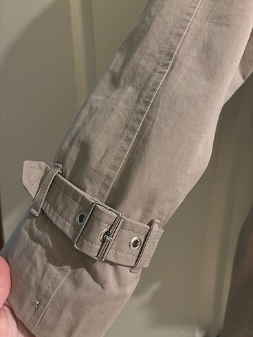 xs Beden camel Renk Bershka kısa trençkot