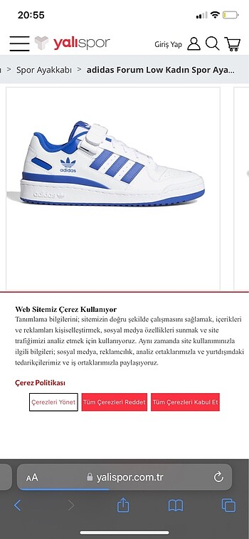 Adidas Kadın Forum Low