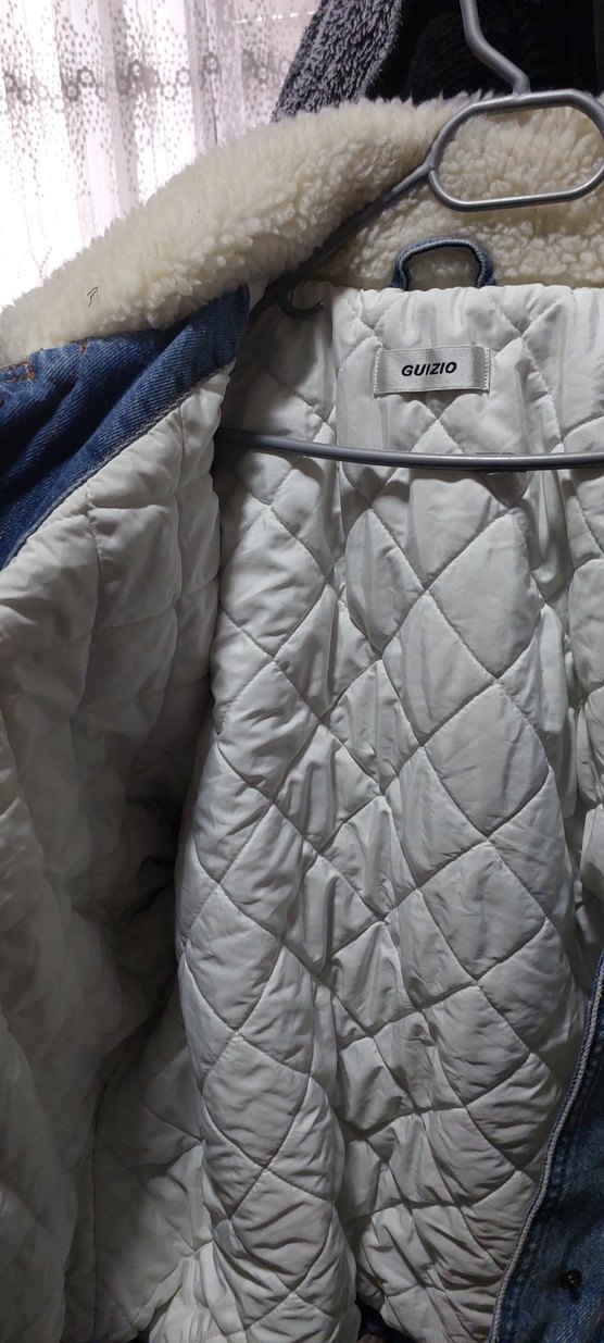 yurt dışı ürünü kaliteli Düğmeli Gri Nakışlı Kadın Kot Ceket - Görsel 3