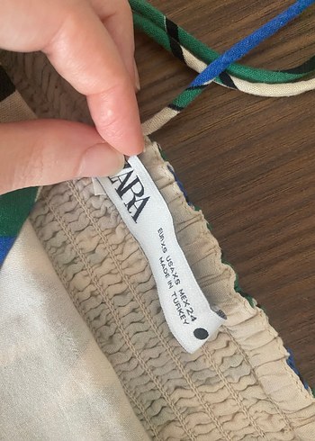 Kadın Çok Renkli Straplez Pliseli Şortlu Takım - Görsel 3