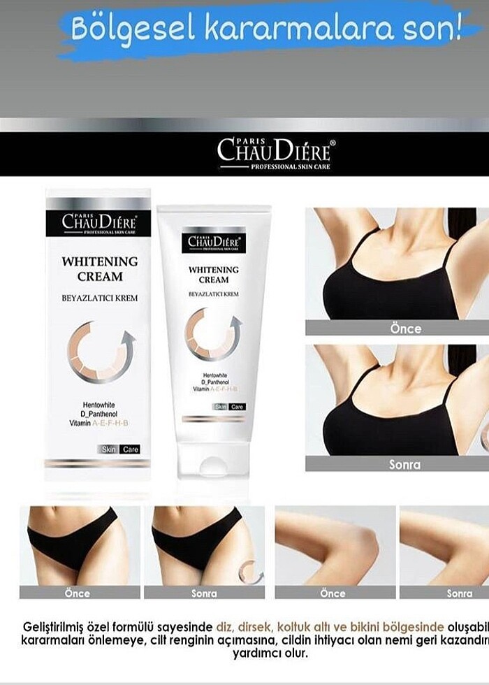 ChauDiere  beyazlatıcı krem - Görsel 2