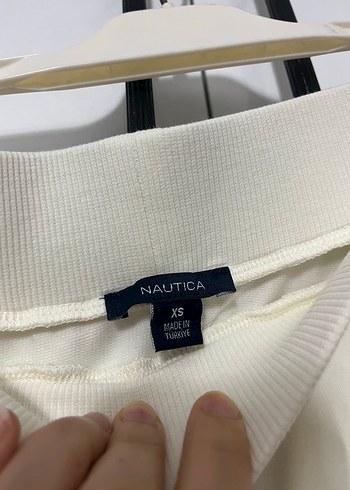 Nautica krem renk eşofman altı - Görsel 4