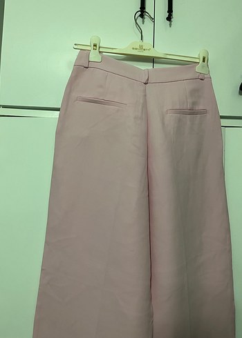 zara pembe kumaş pantolon - Görsel 4