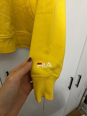 xs Beden sarı Renk Fila sweatshirt