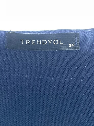 34 Beden lacivert Renk Trendyol & Milla Kısa Elbise %70 İndirimli.