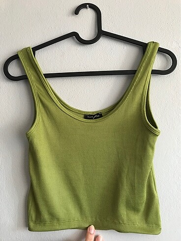 Urban Outfitters Fıstık yeşili crop bluz