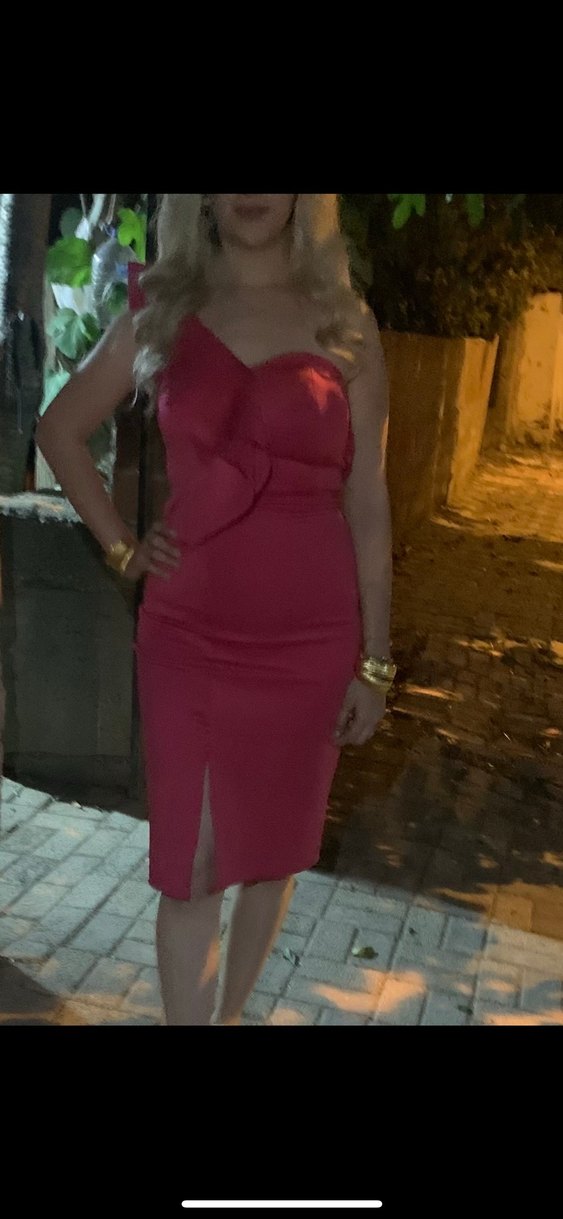 Pembe abiye elbise - Görsel 3