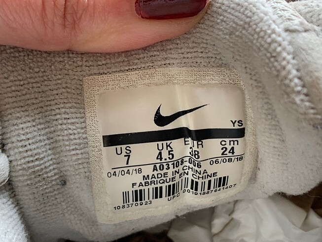 38 Beden Nike M2k Tekno Spor Ayakkabı