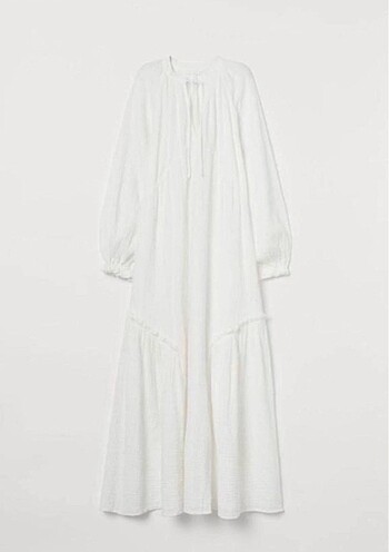 xs Beden beyaz Renk H&M Elbise