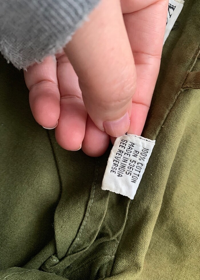 Vintage Askeri Parka - Görsel 3