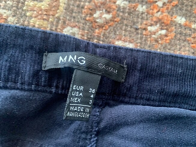Mango Mango Kadife Pantolon