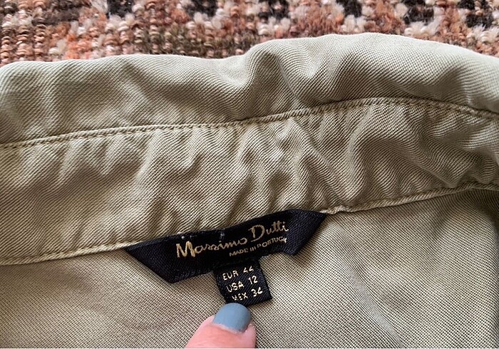 44 Beden Massimo Dutti Safari Gömlek Elbise