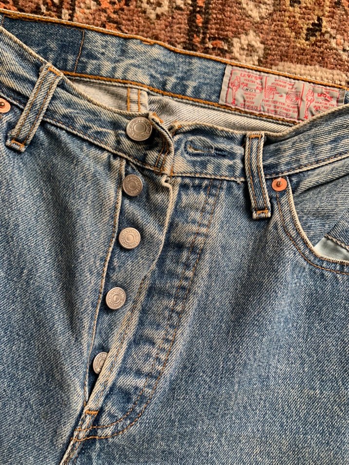 Levi's 501 Vintage Denim Kot Pantolon — görsel 5/9