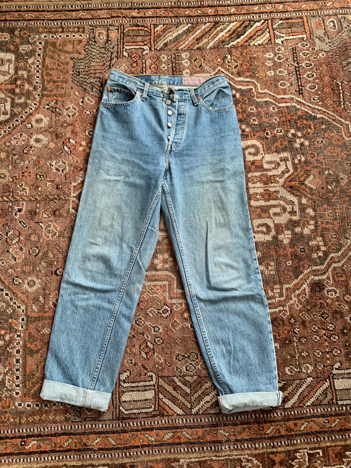 Levi's 501 Vintage Denim Kot Pantolon — görsel 4/9