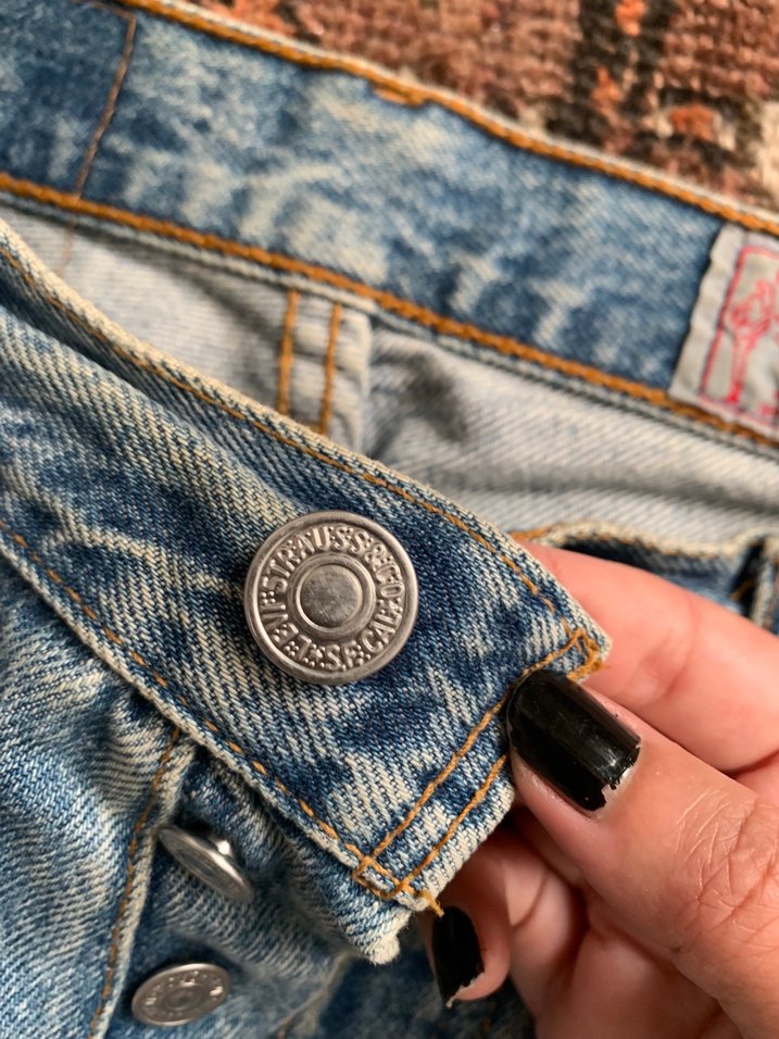 Levi's 501 Vintage Denim Kot Pantolon — görsel 7/9
