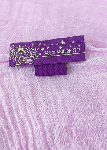 pamuklu, büyük boy, pembe şal - Görsel 2