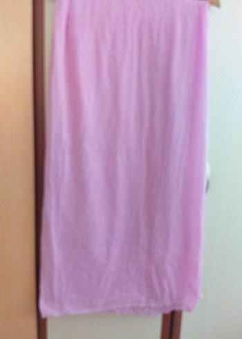 pamuklu, büyük boy, pembe şal - Görsel 5