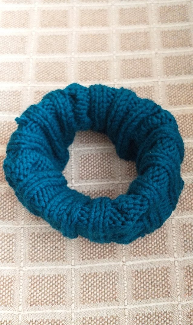 turkuaz Örgü Kadın Bere - Görsel 3