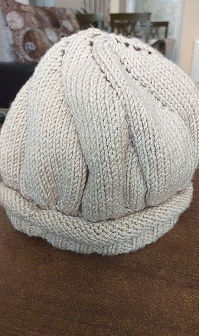 Bej Örgü Kadın Bere - Görsel 4