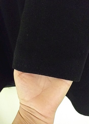 Adil Işık kaban, Siyah Çift Düğmeli - Görsel 7