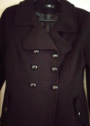 Adil Işık kaban, Siyah Çift Düğmeli - Görsel 3