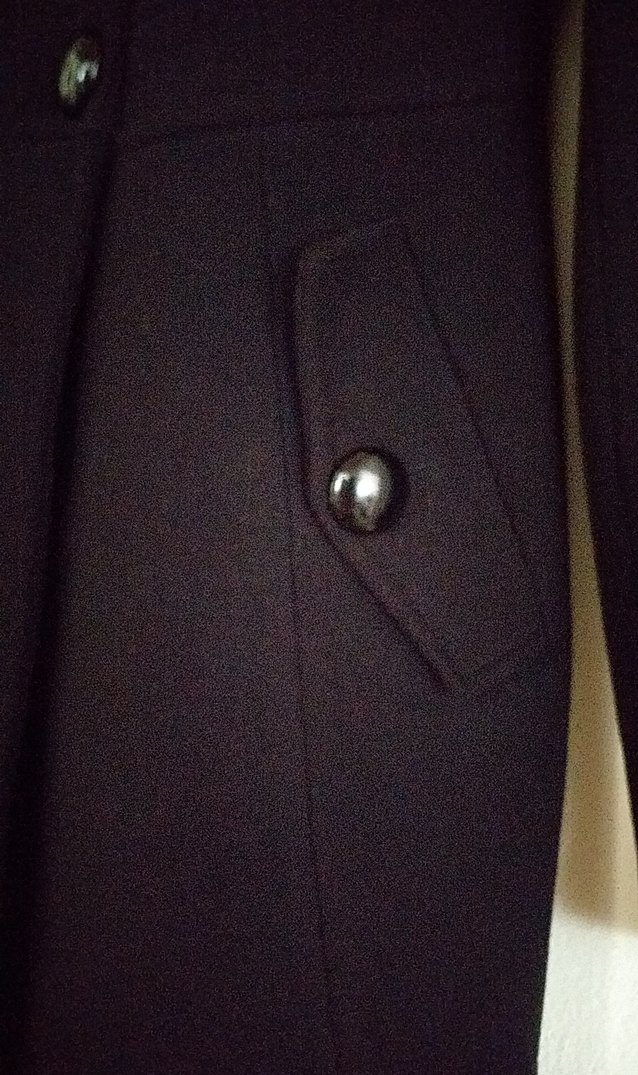 Adil Işık kaban, Siyah Çift Düğmeli - Görsel 5