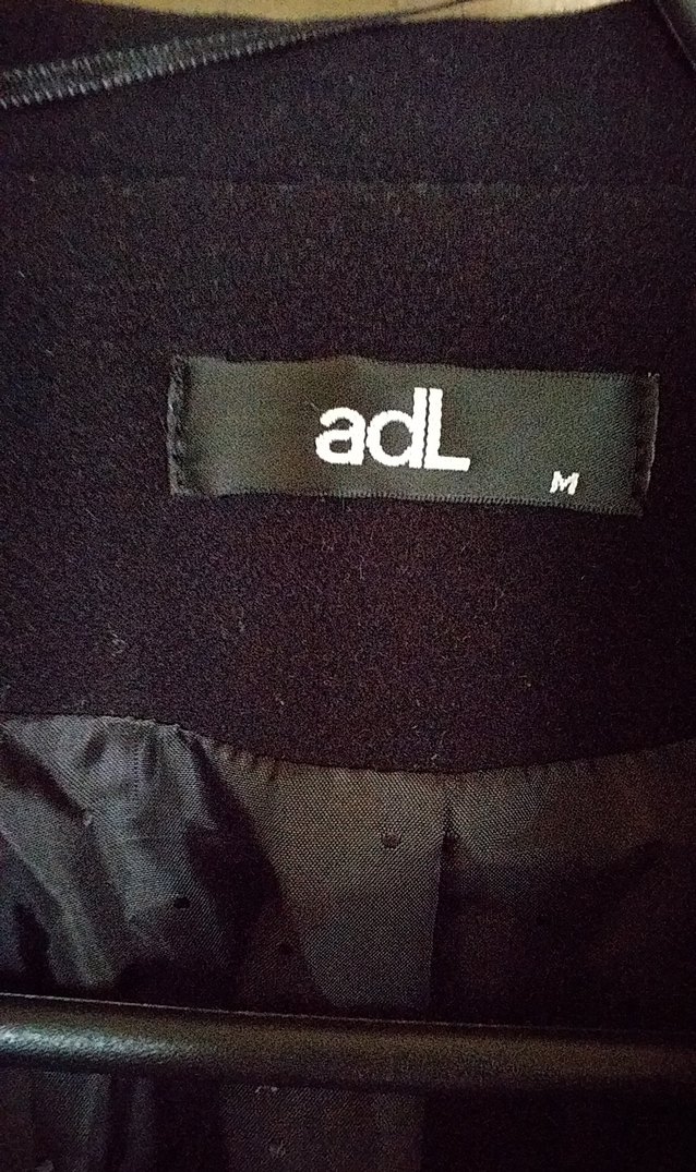 Adil Işık kaban, Siyah Çift Düğmeli - Görsel 2