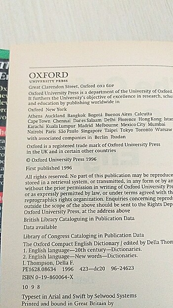 Beden Oxford ingilize sözlük