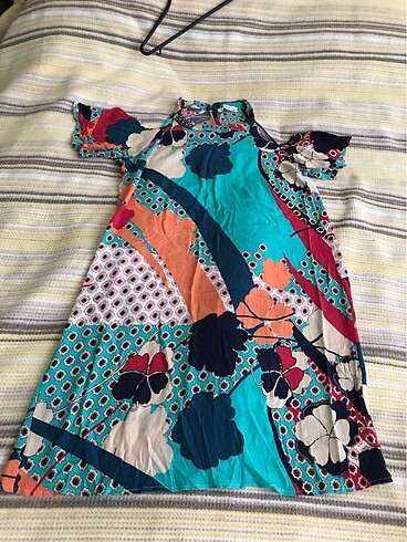 38 Beden çeşitli Renk Batik elbise
