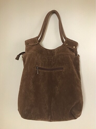 Koton bohem püsküllü süet çanta - Görsel 3