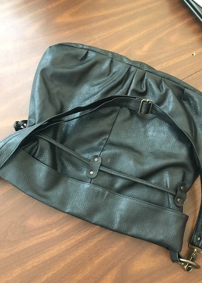 Hakiki deri çanta - Görsel 5